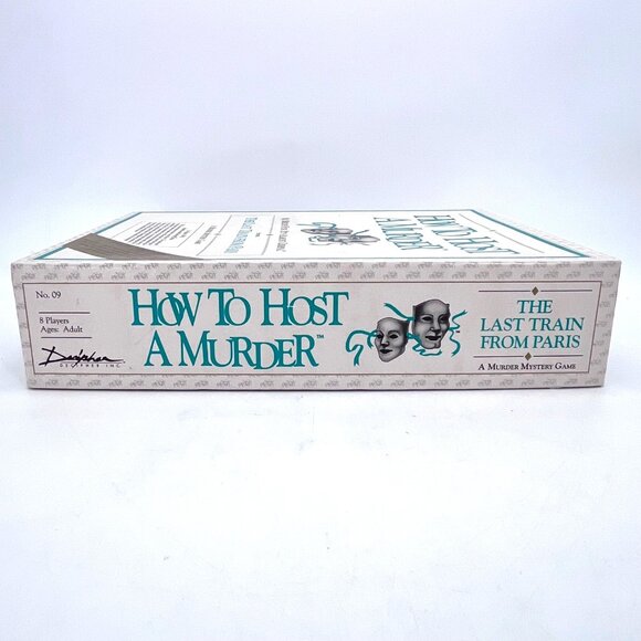 How To Host A Murder Game "The Last Train From Paris" Mystery Party Game Vintage - Picture 11 of 14